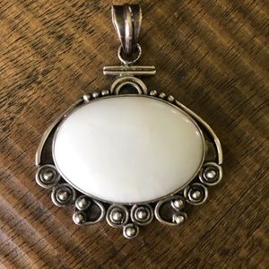 •VINTAGE• sterling silver gemstone necklace